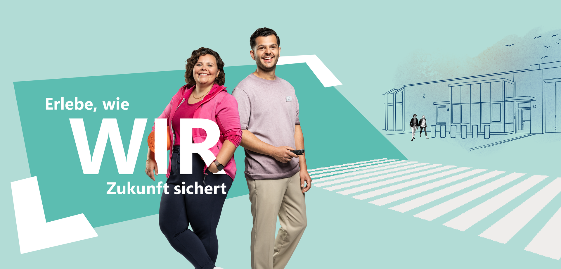 Eine Frau und ein Mann schauen engagiert in die Kamera (Bild: LWL)